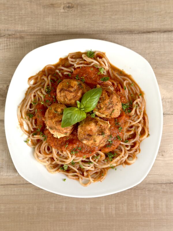 Zesty Italian Meatball Spaghetti